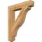 Ekena Millwork Funston Craftsman Rough Sawn Bracket, Western Red Cedar, 6"W x 36"D x 42"H BKT06X36X42FST04RWR - alternate 1